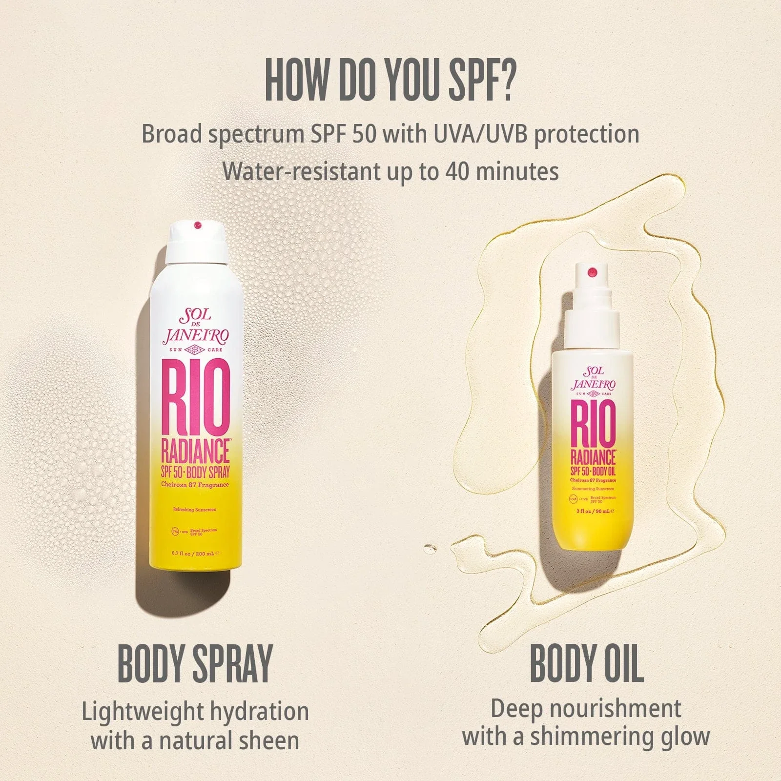 Rio Radiance™ SPF 50 Body Oil | Seasonal Exclusive - Image 9